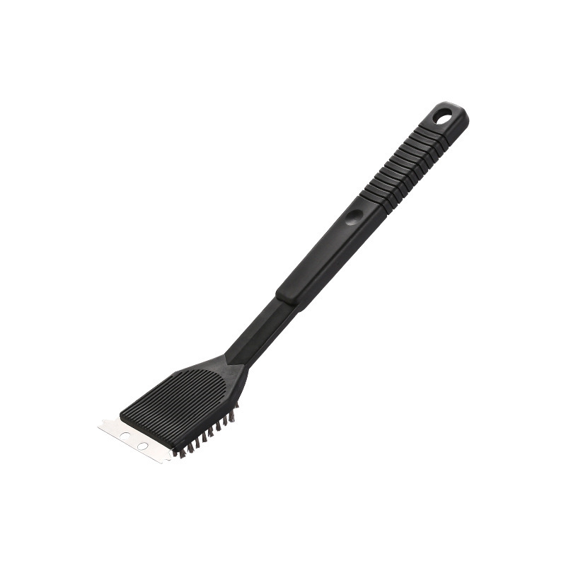 Title 3, Plastic Long-handled Copper Wire Barbecue Brush...