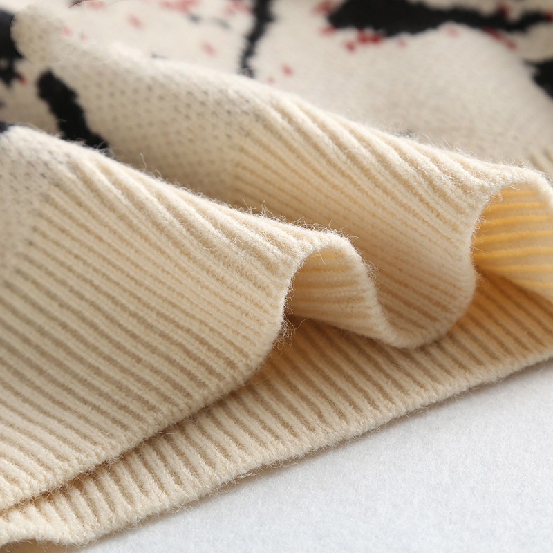 Lazy Spring All-match V-neck Sweater Top