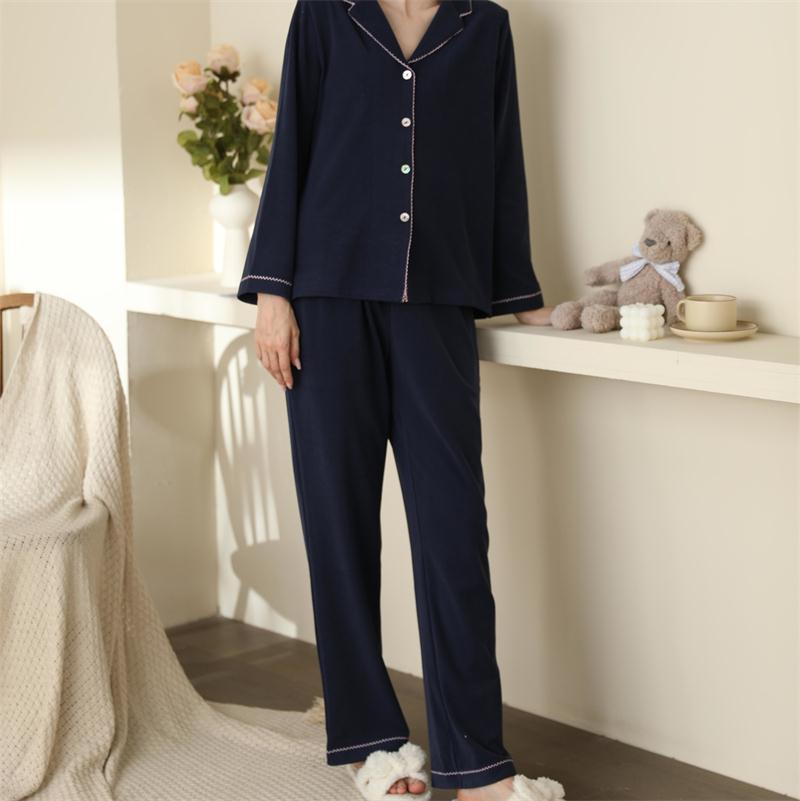 Women's Brushed Thin Velvet Pajamas Suit - Image 10