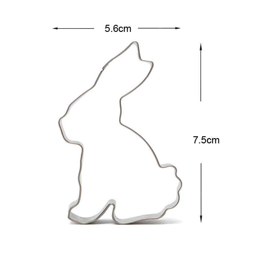 Title 5, Stainless Steel Mold Bake Tool Rabbit Mousse Ring