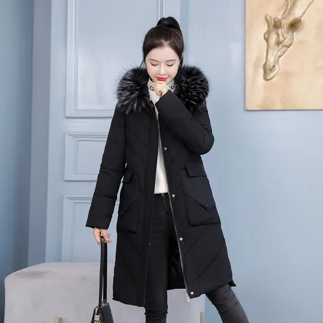 Temperament Slim Women's Warm Pure Color Jacket Black - Shop at LoveMi