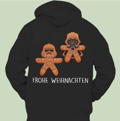 Fashion Hoodie Menwomen Back Printing