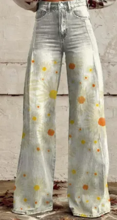 Women's Casual Pants Thin Imitation Jeans - 1Style - View 1