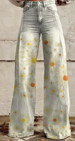 Women's Casual Pants Thin Imitation Jeans - 1Style