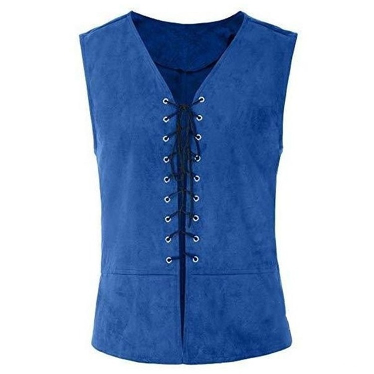 Men's Retro V-Neck Gentleman's Eye Tie Vest