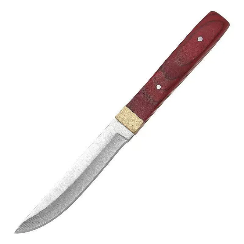 Wooden Handle Multi-purpose Household Fruit Knife - Copper Head Knife