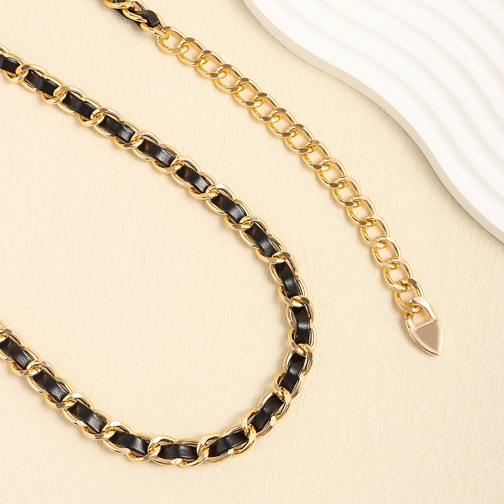 High Sense Waist Chain Metal Lady Versatile Decorative Belt Thin Chain With Skirt Suit Belt Body Chain