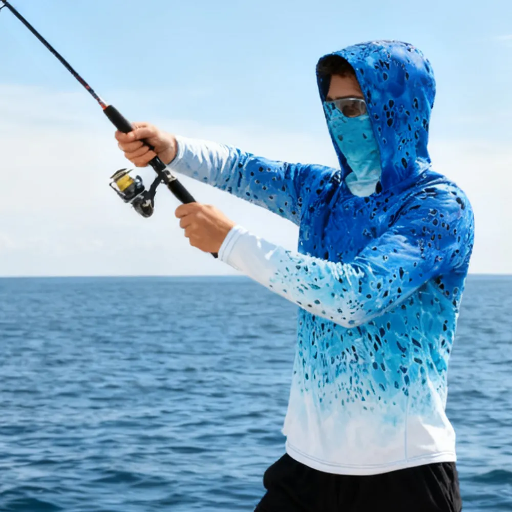 Fishing Hoodie Sailing Shirt Surfing Face Cover