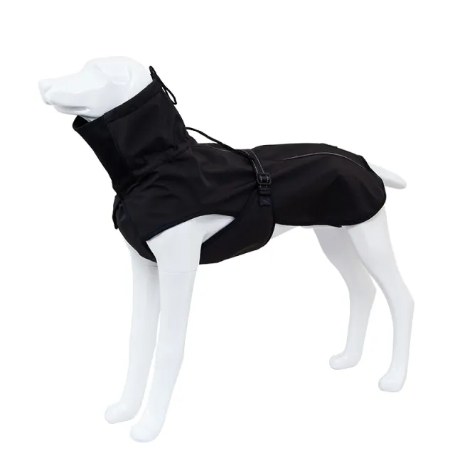 Outdoor Pet Dog Cold proof Cotton Clothing Undershirt Black - Shop at LoveMi