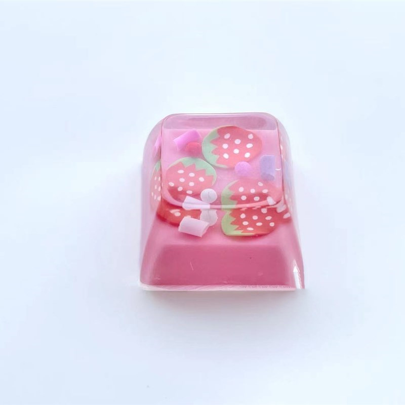 Home Personalized Resin Fruit Shaped Keycaps
