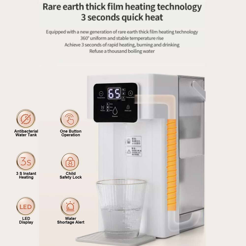 3L Instant Water Dispenser Portable Tank, Temperature Adjustable Fast Heating — image 9