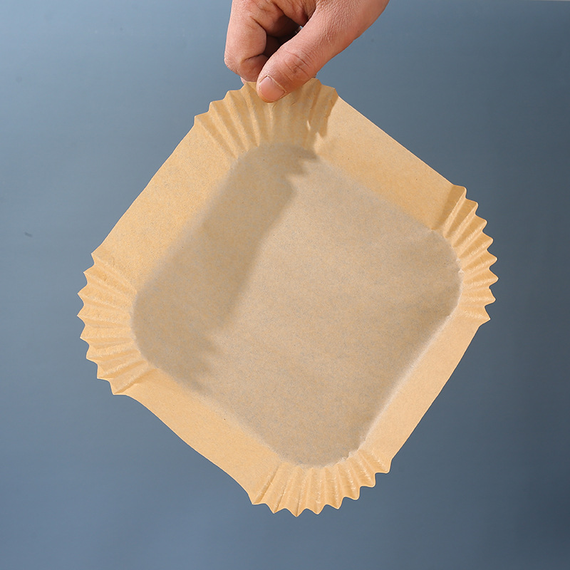 Disposable paper liners for air fryer - non-stick, oil resistant, baking pads