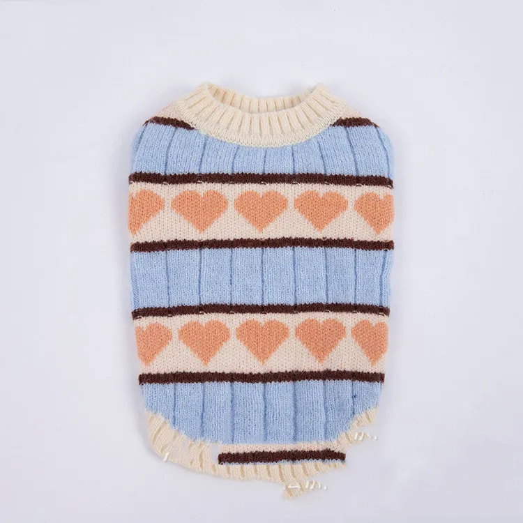 Arctic Fur Coat Vest Pet Clothes Teddy Bear - Blue