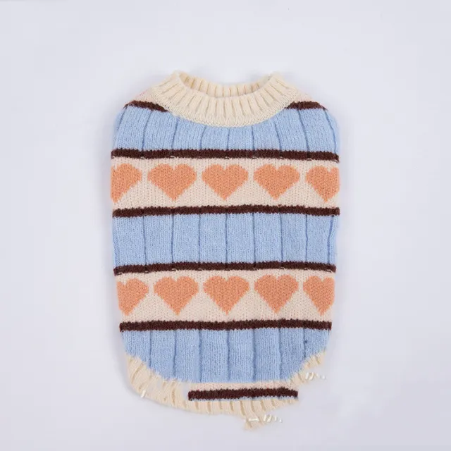 Arctic Fur Coat Vest Pet Clothes Teddy Bear Blue - Shop at LoveMi