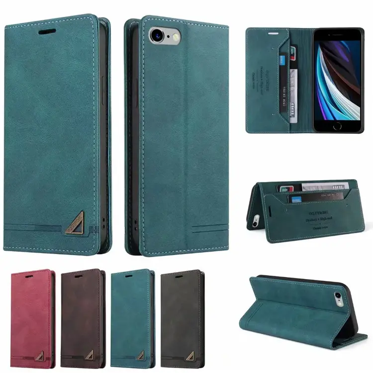 Solid Color Protective Case POCOX3nfc Suction Flip Wallet Insert