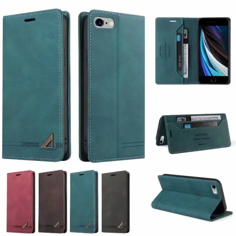 Solid Color Protective Case POCOX3nfc Suction Flip Wallet Insert