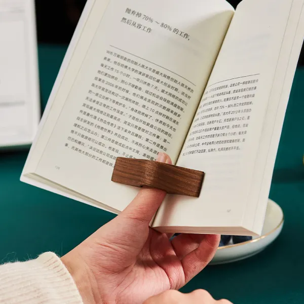 Wooden Finger Book Holder lifestyle photo 2