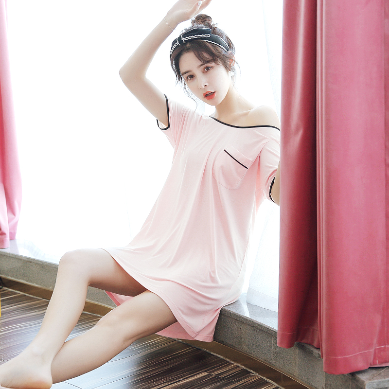 Title 8, Ladies summer backless nightdress