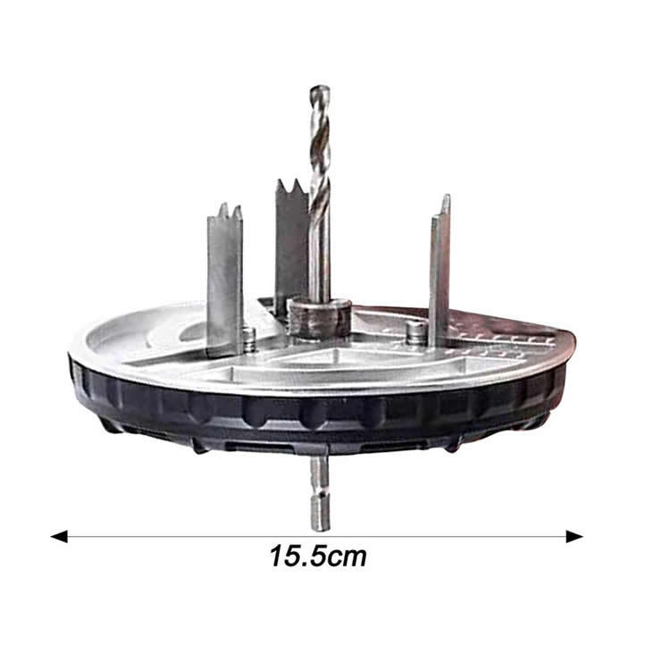 Adjustable punch saw tool