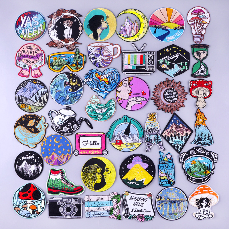 Fashion Embroidery Field Scenery Series Patch — image 1