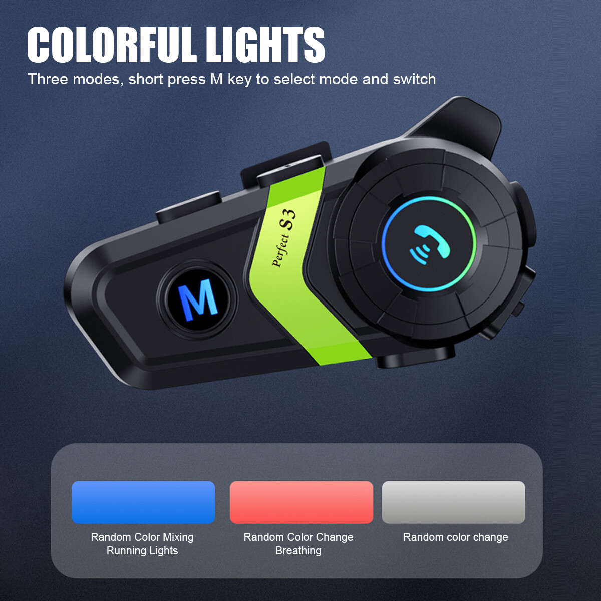 Bluetooth Answer 5.3 Motorcycle Helmet Headset Wireless Motorbike Headphone UK — image 7