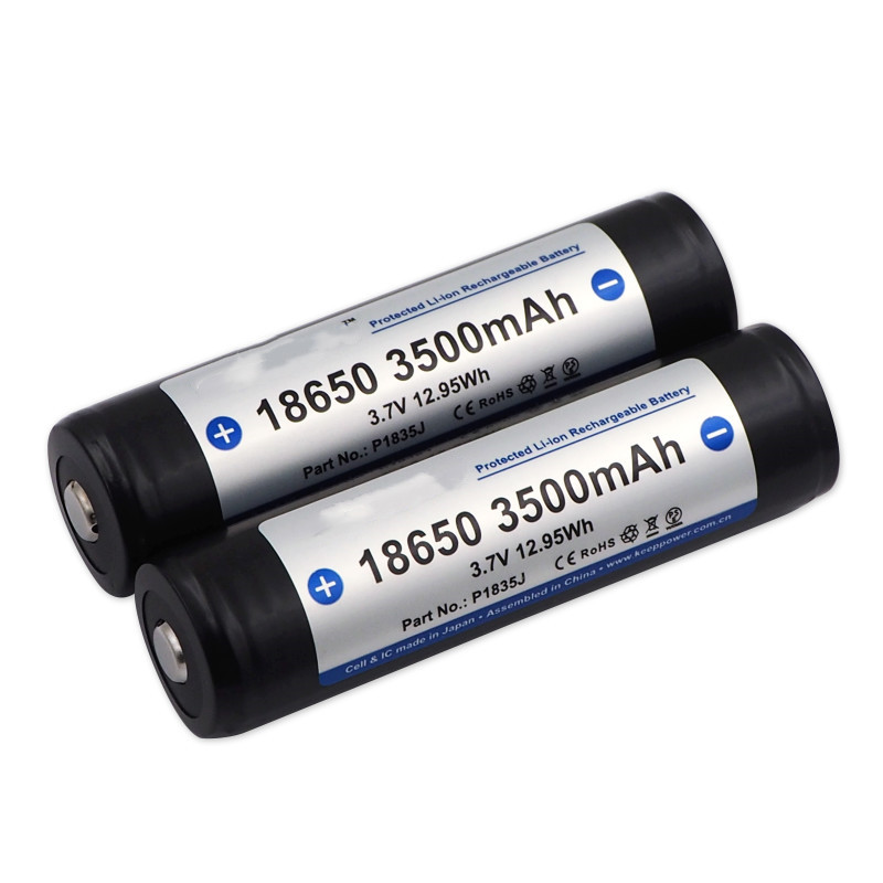 Title 3, 18650 3500mAh Flashlight Battery P1835J