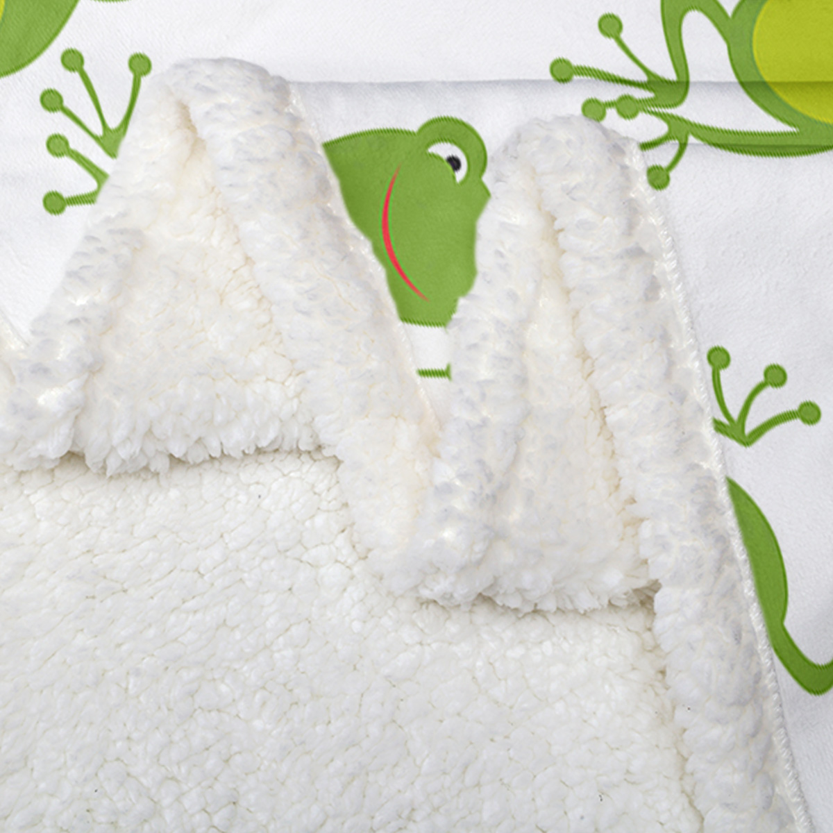Couverture Fleece Grenouille — Confort et chaleur - image 5