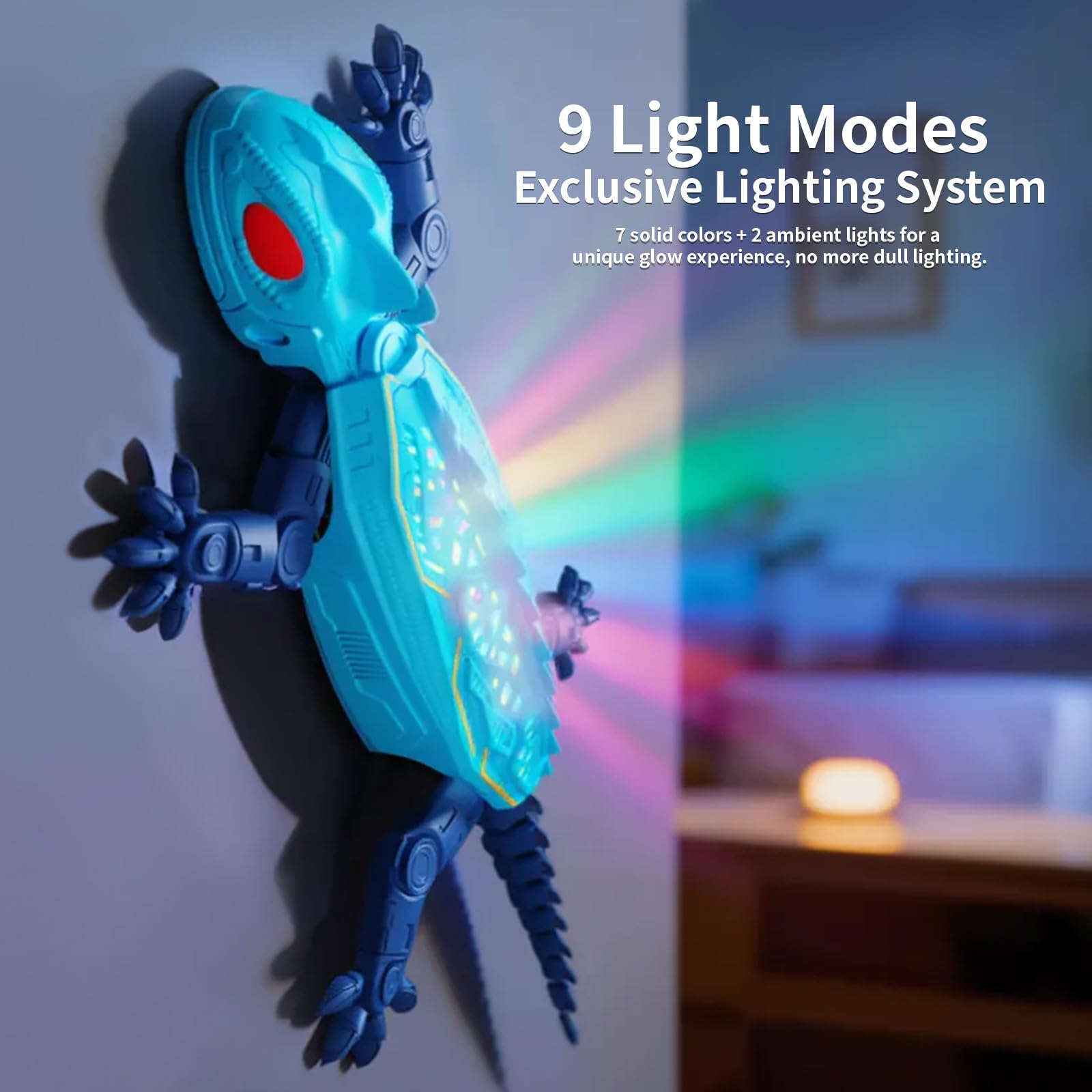 Remote Control Climbing Gecko Toy For Cats, Climbing Gecko Cat Toy That Climbs The Wall 4