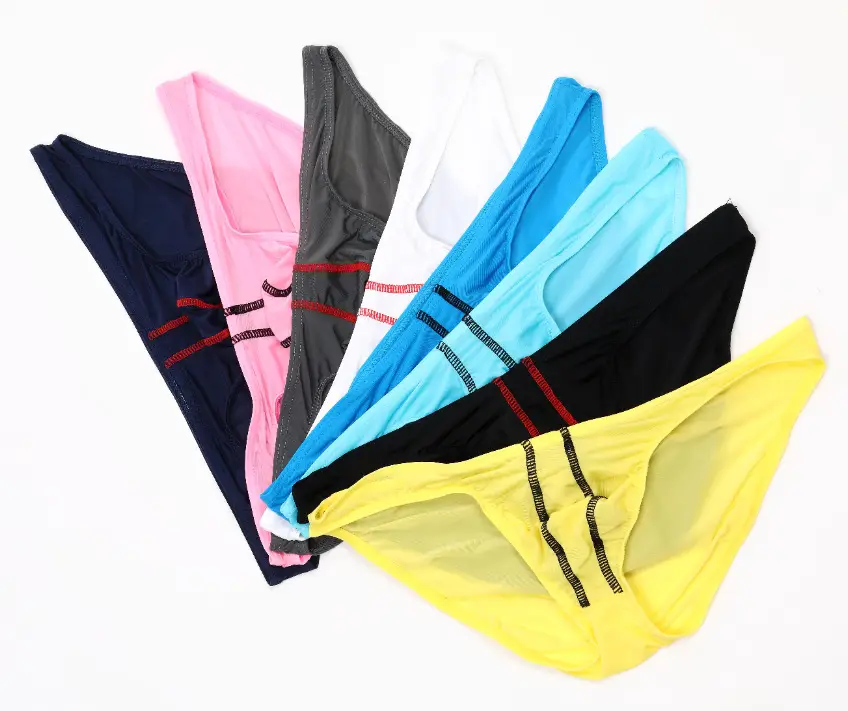 Men's Underwear U Convex Thin Ice Silk Low Waist