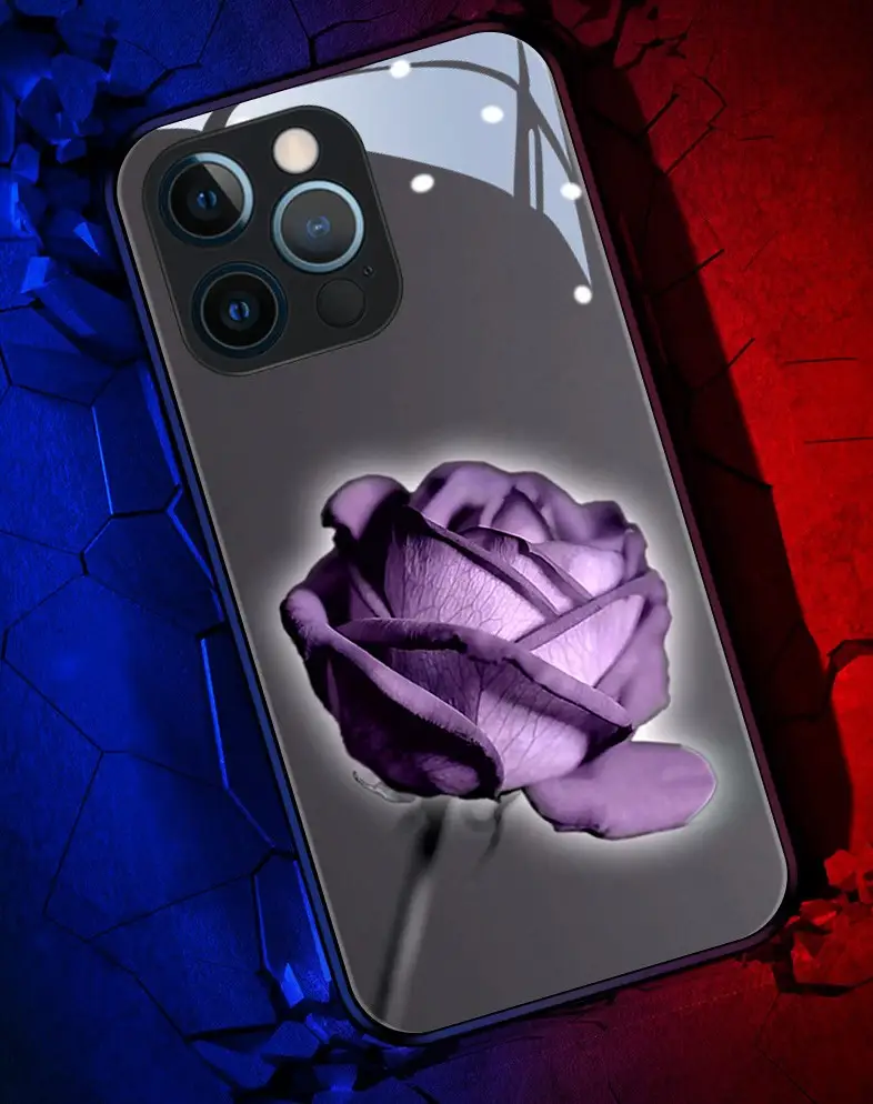 Rose Blossom Print Phone Case
