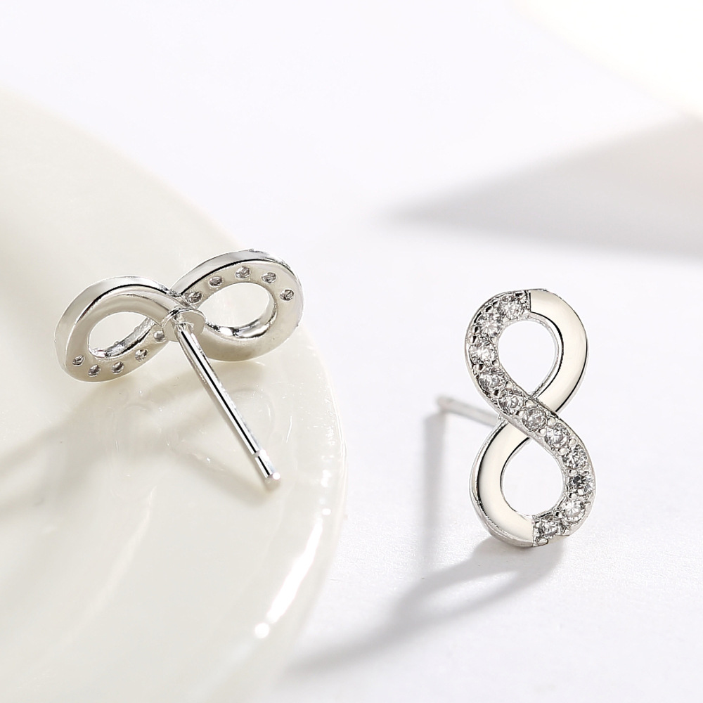Korean Creativity Simple Earrings 8 Shaped