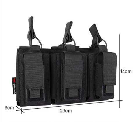 Title 1, Tactical Triplet Accessory Bag 1000D Egg Clip B...