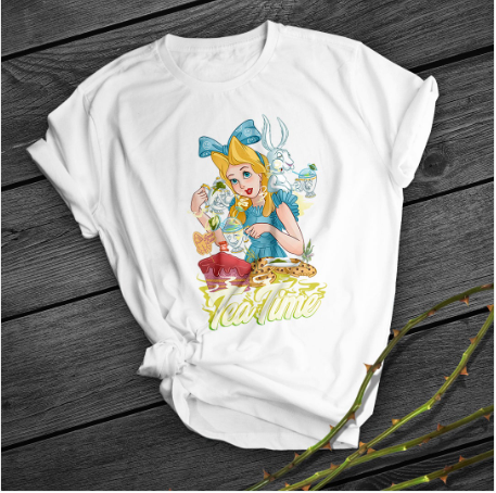 Printed Short sleeved Team Uniforms European And American Fabrics White2 - Shop at LoveMi