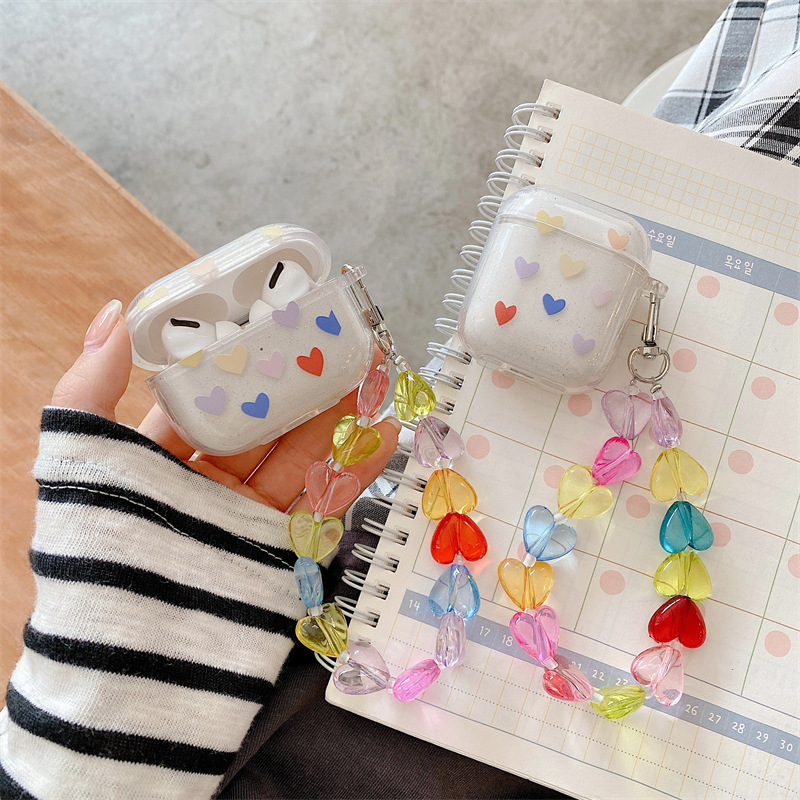 Color Love Chain Earphone Protective Case - Image 3