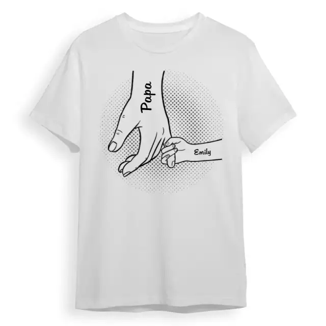 Hand In Hand I Will Always Protect You T shirt White - Shop at LoveMi