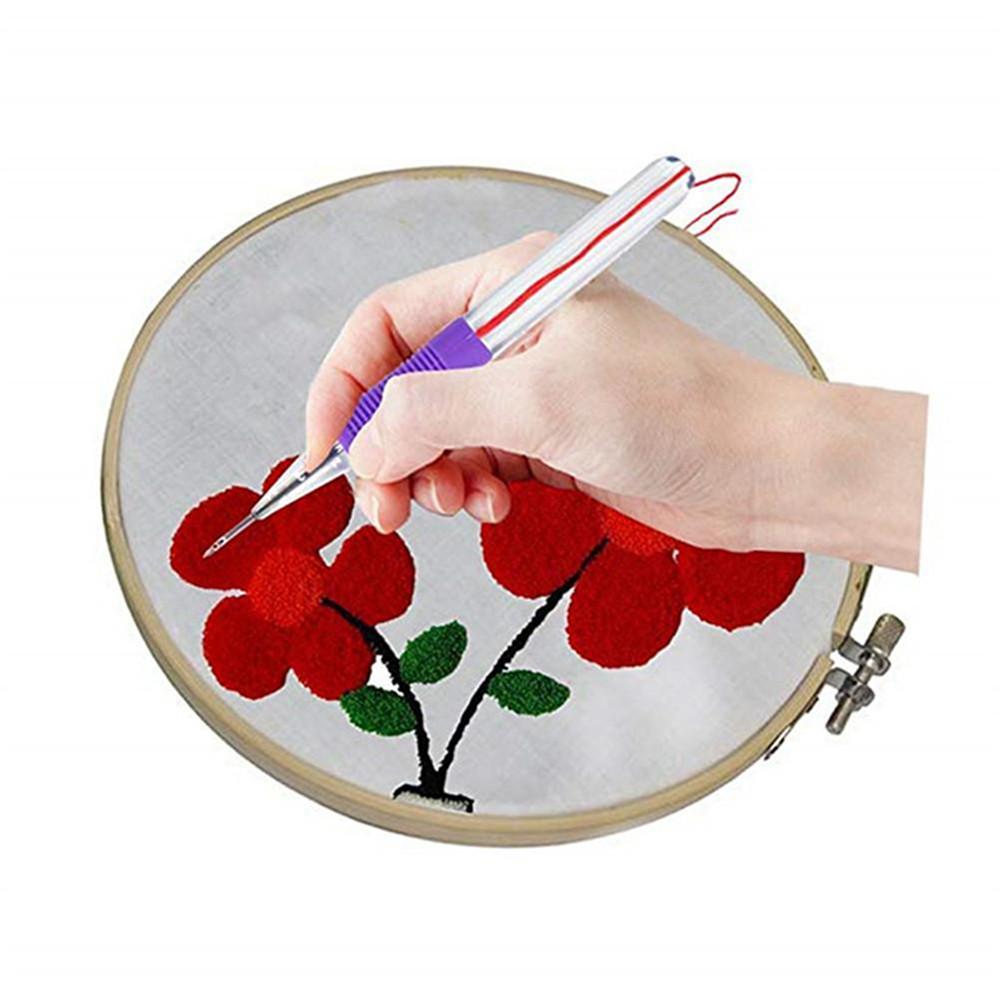 Handmade DIY Chopped Flower Needle Poke Poke Needle Embroidery Pen — image 1