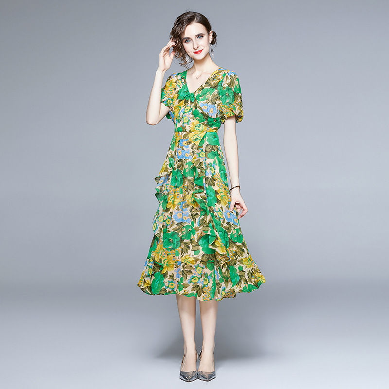 Chiffon Floral Dress, picture 5 of 5