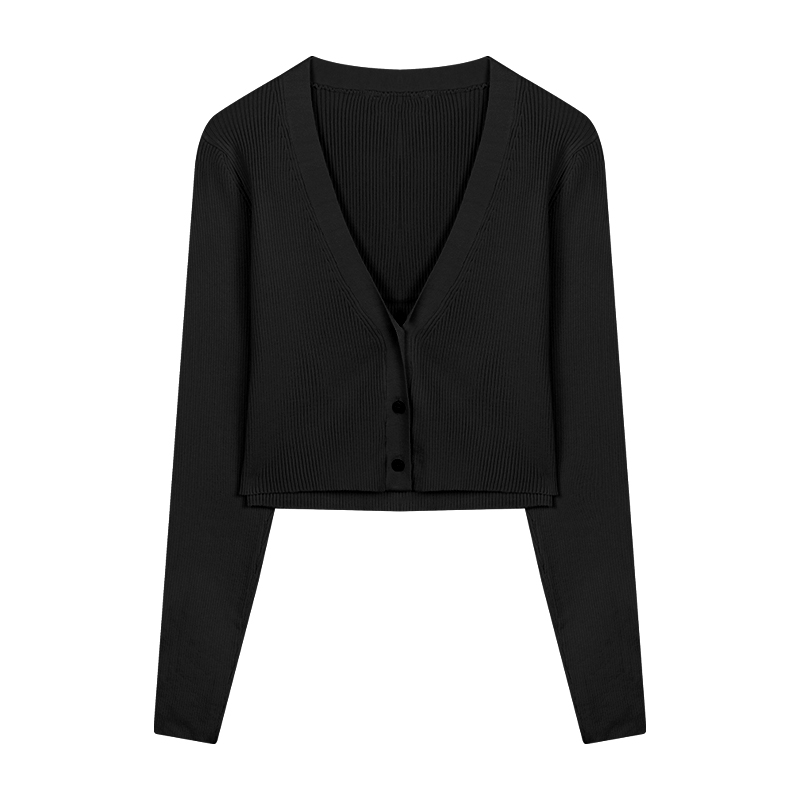 Knitted Camisole Women's Short Sexy Tight-fitting Outer Wear And Inner Wear