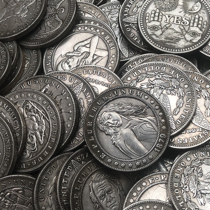 38MM Antique Silver Coin Crafts - Image 7