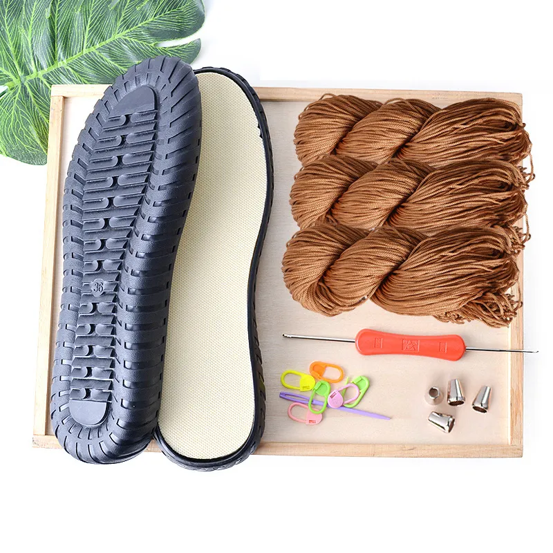 Woven Hollow Thread Cow Tendon Bottom Crystal Material Bag - M-42
