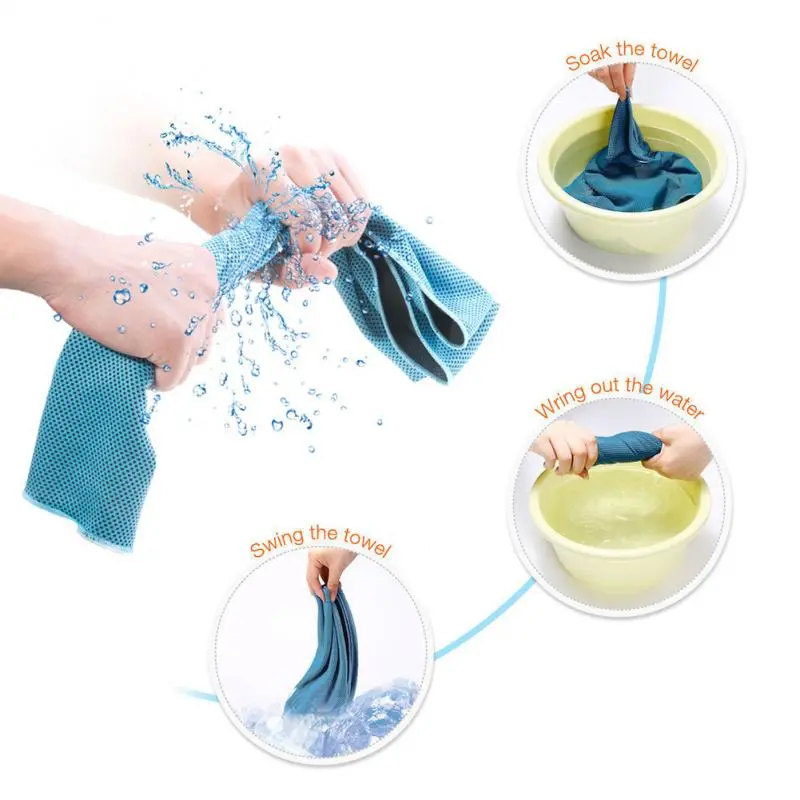 Sports Cooling Towels Cooling Towels, Cool Towel, Soft Breathable Chilly Towel, Microfiber Ice Cold Towel For Yoga, Golf, Gym, Camping, Running, Fitness, Workout & More Activities – image 4