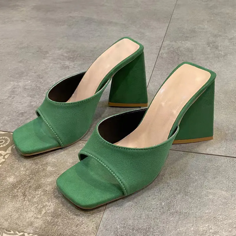 Large Size High Heel Comfortable Cool Women's Fashion Shoes - Green