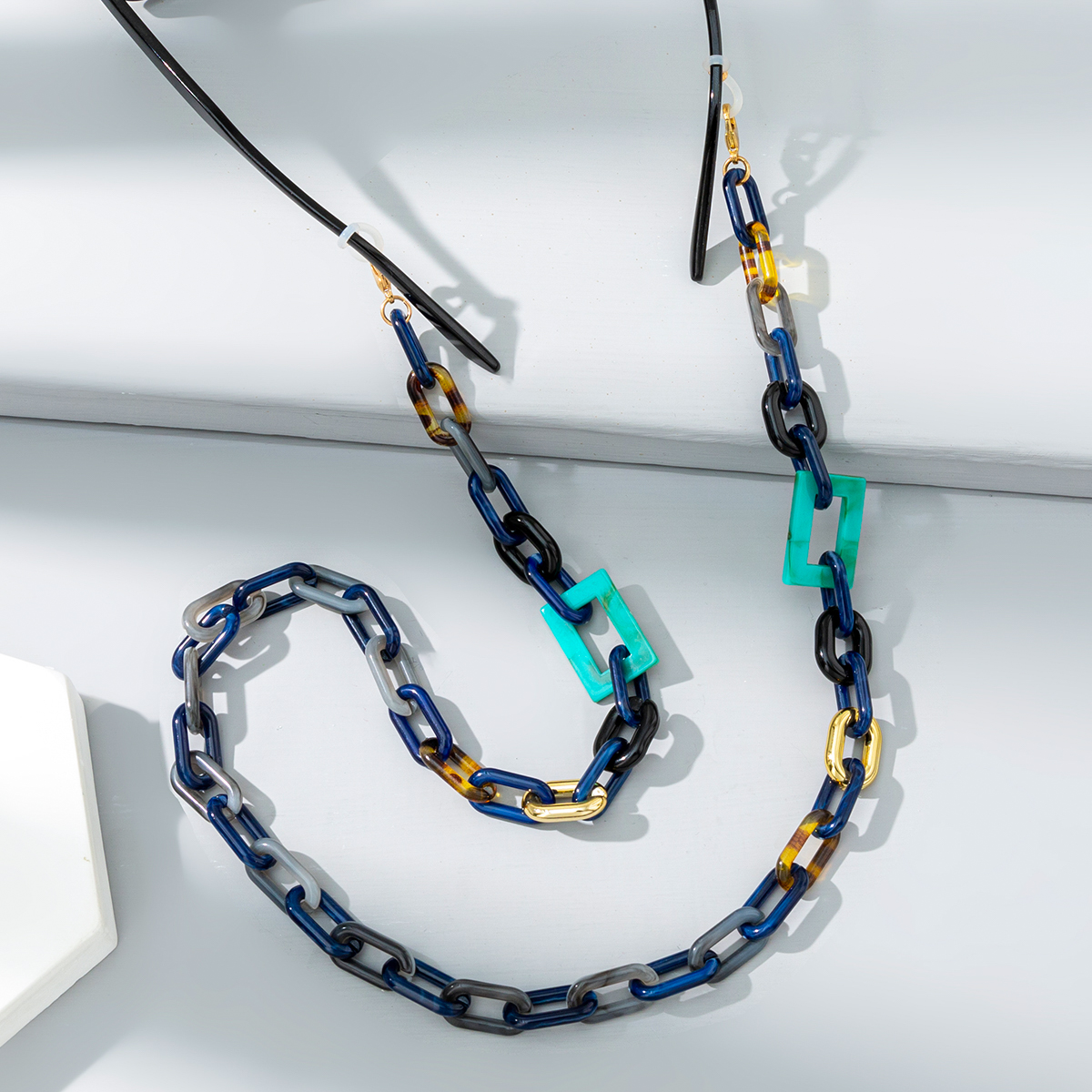 Colorful Mixed Acrylic Neckband And Eyeglass Chain - Image 5