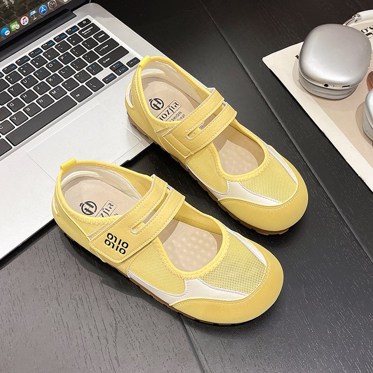 Women Breathable Mesh Roman Sandals, 2026 New Summer Comfort Flat Slip-on Shoes, Versatile Outdoor Flats To Match Dresses product image