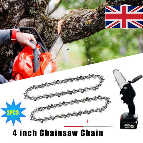 2X Chainsaw Chain Blade 8in Parts Tool For Cordless Electric Wood Cutter---8 Inch -2Pcs - Image 1