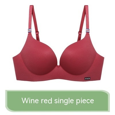 Title 7, Ice Silk Chest Gather Sexy Bra enhances your cu...