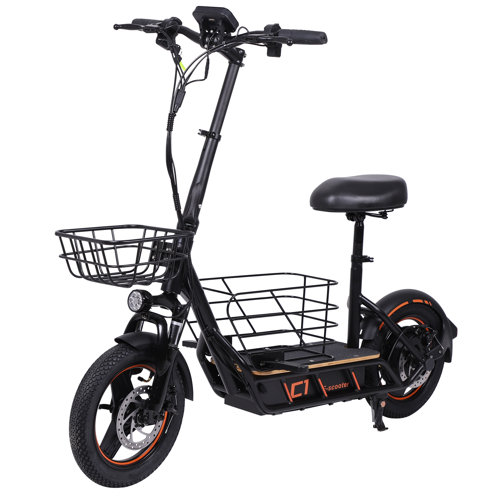 Foldable H14 E-scooter For Daily Grocery Shopping And Pets Trips