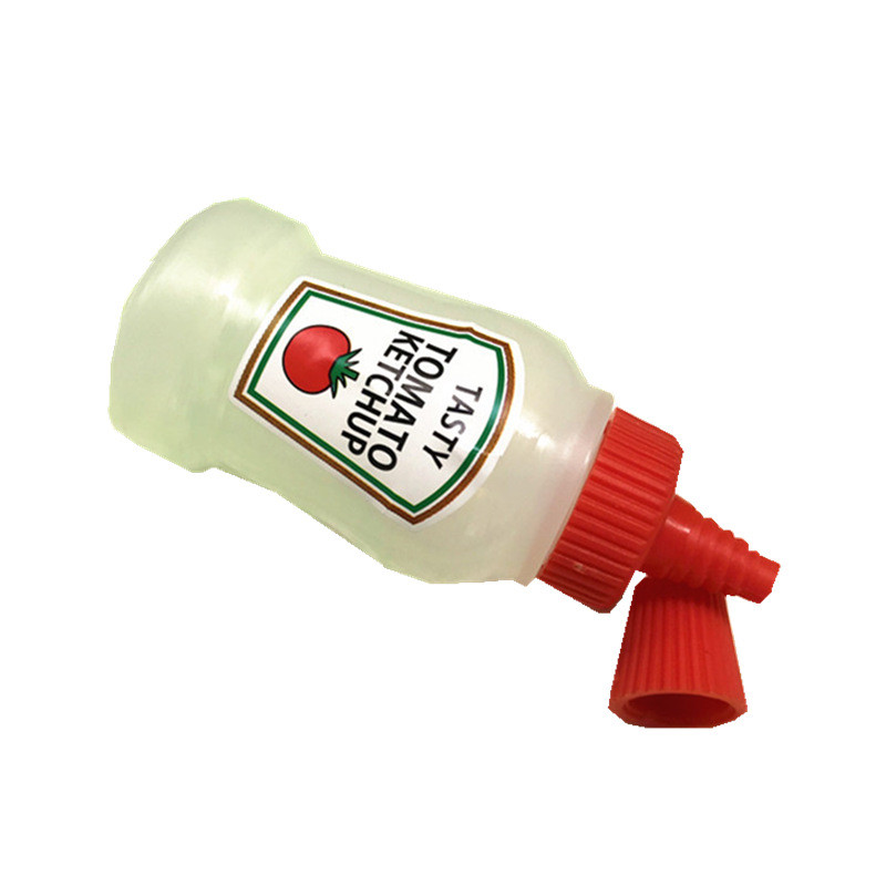 Title 5, Two portable salad dressing and ketchup bottles