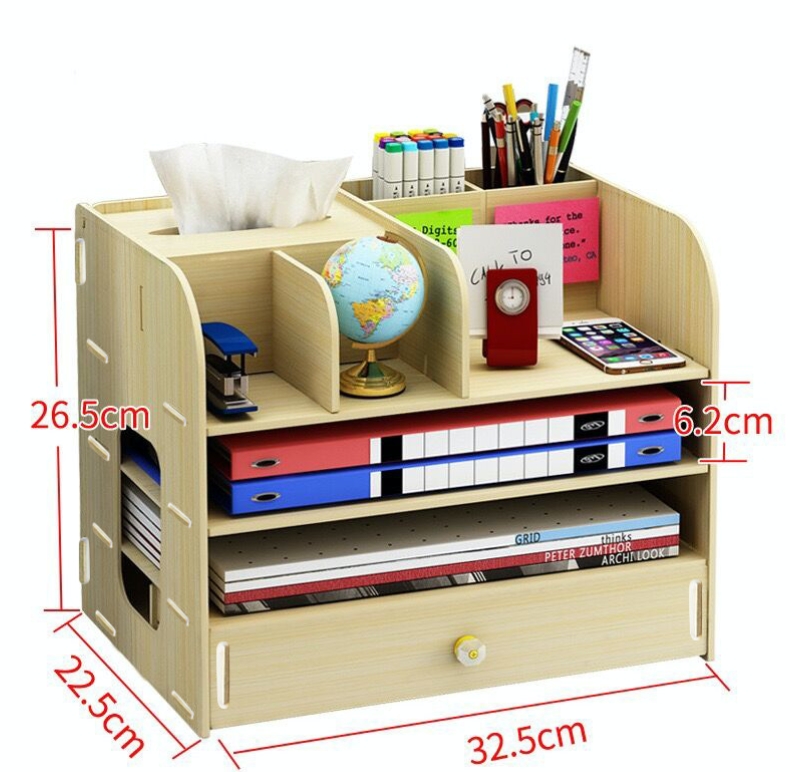 Office Desk Dormitory Desktop Storage Rack - Image 5