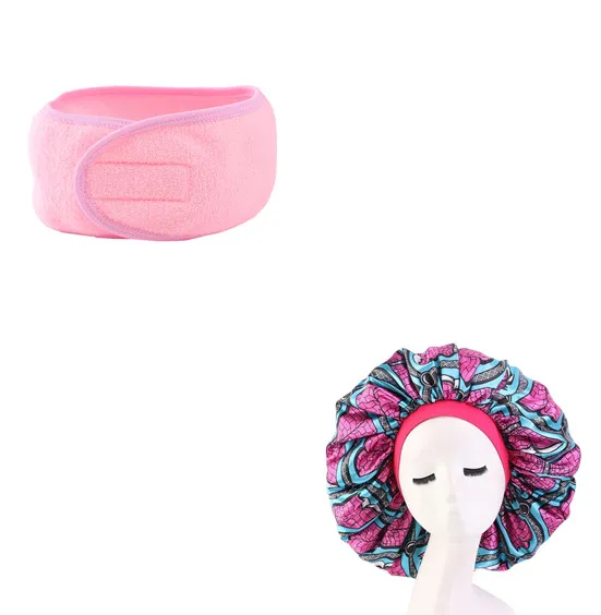 Fashion Women's Stretch Print Satin Round Hat Bundle1 - Shop at LoveMi